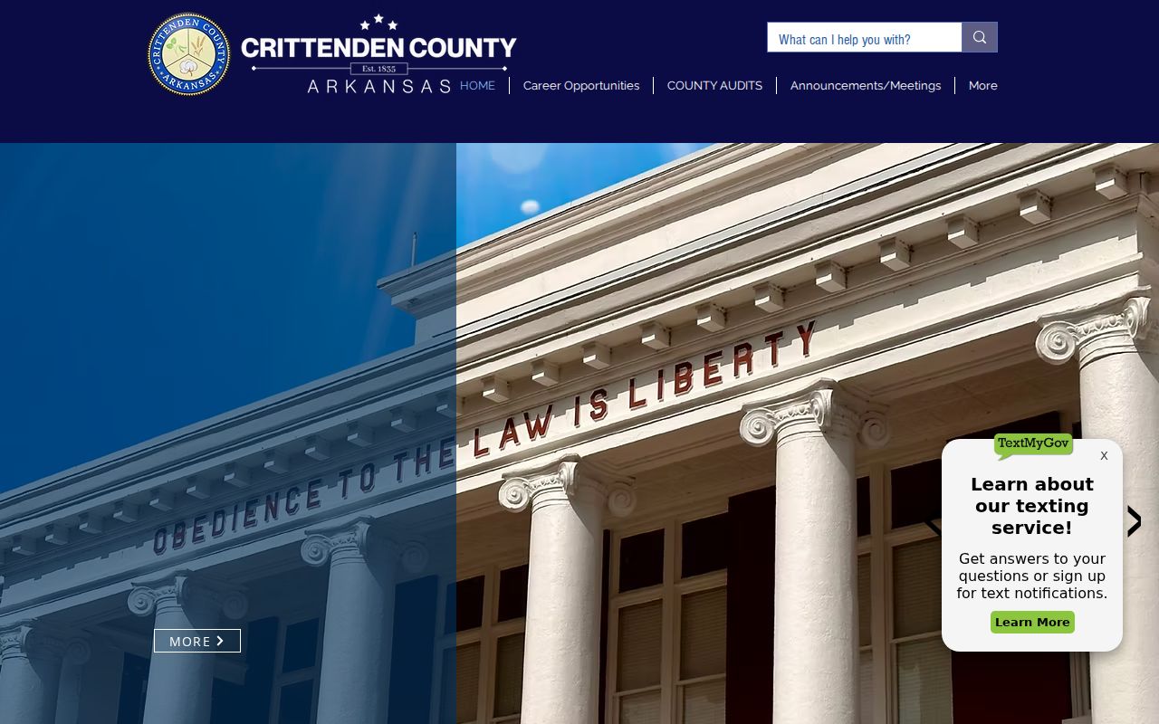 Crittenden County bench warrant courthouse route